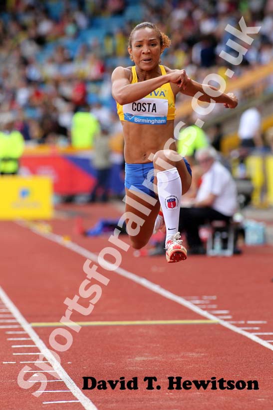 Kella Da Silva Costa, triple jump, 2012 Samsung Diamond League, Birmingham.